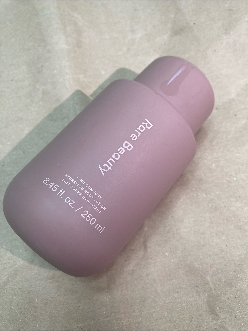rare beauty find comfort hydrating body lotion